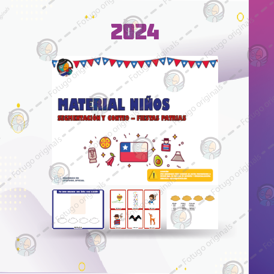Promo fiestas patrias - 3 Cuadernillos + 6 PDF imprimibles 🇨🇱