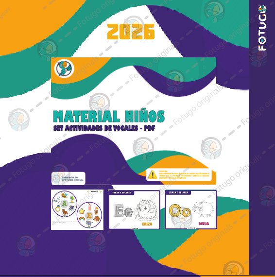 Set de actividades de vocales - PDF