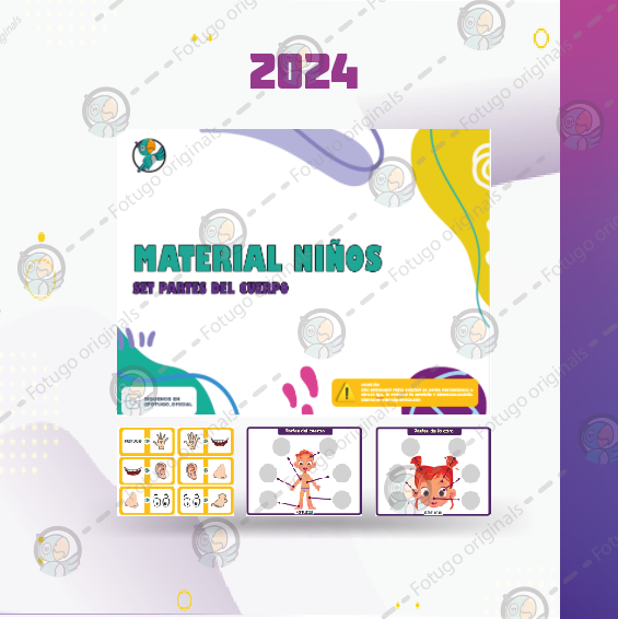 Set de actividades "partes del cuerpo" - PDF