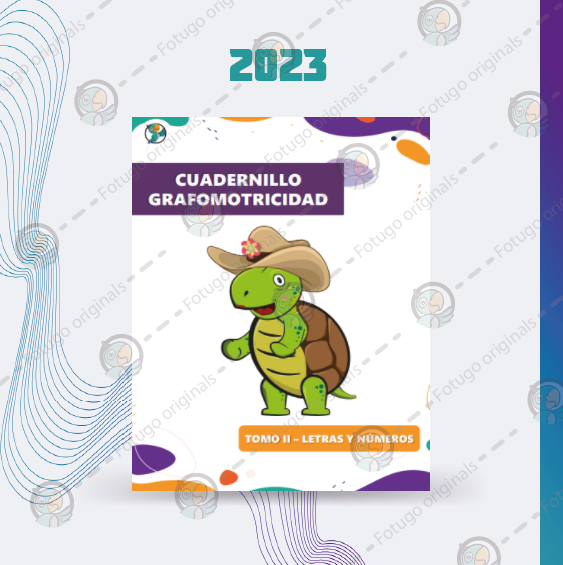Cuadernillo grafomotricidad - TOMO II - letras (abecedario) y números (1 al 10)