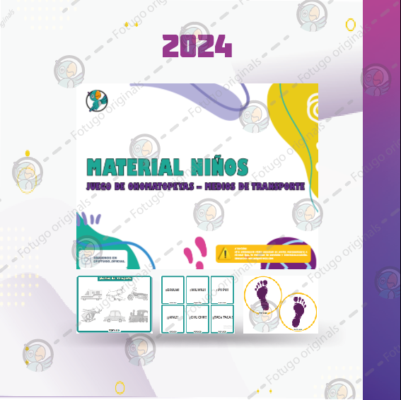 Juego de onomatopeyas - medios de transporte - PDF