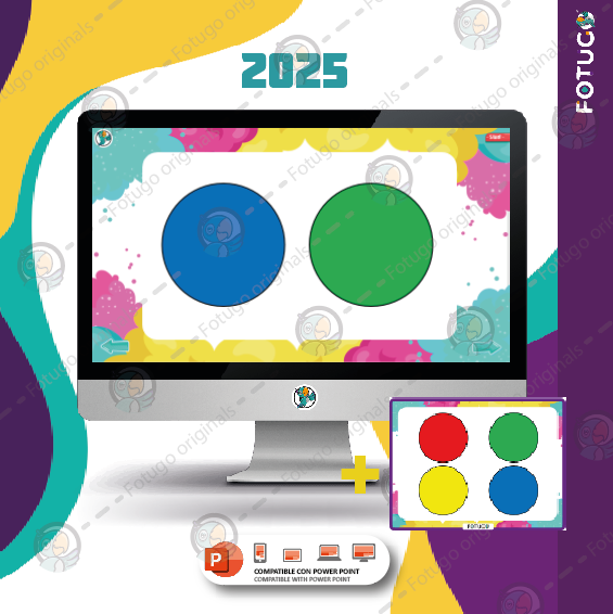 Atención a los colores - PPTX/PPSX + PDF