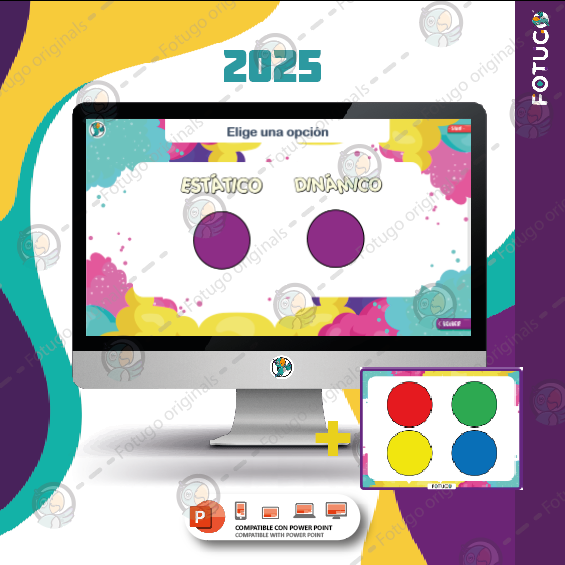 Atención a los colores - PPTX/PPSX + PDF
