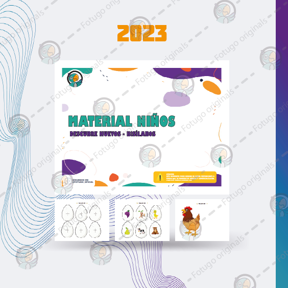 Descubre huevos - Bisílabos -PDF