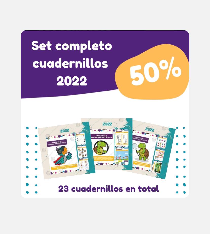 Set completo cuadernillos 2022 (23 cuadernillos)
