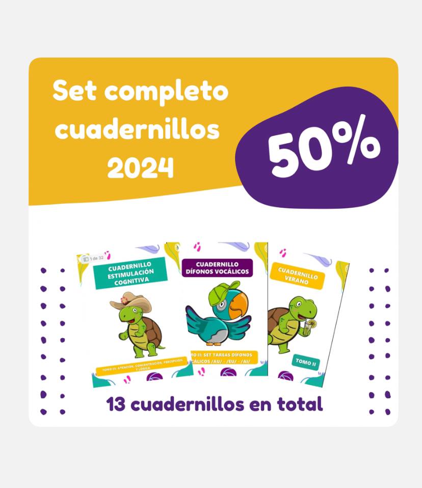Set completo cuadernillos 2024 (13 cuadernillos)