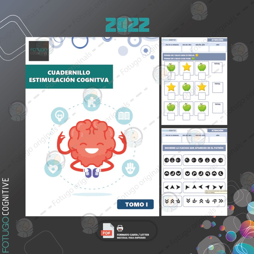 Cuadernillo estimulación cognitiva adulto y adulto mayor - TOMO I - PDF