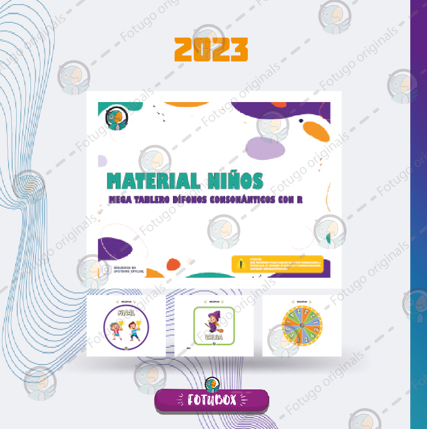 Mega tablero dífonos consonánticos con R - PDF