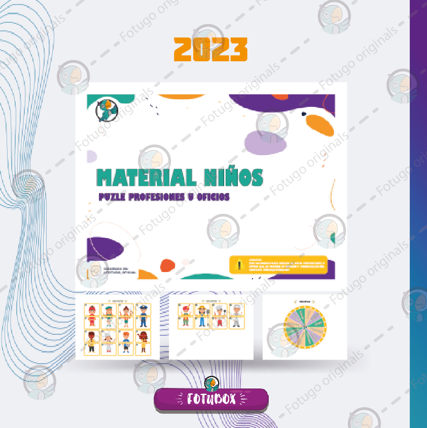 Puzle profesiones u oficios - PDF