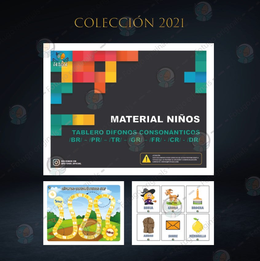 Tablero dífonos consonánticos /XR/ - PDF