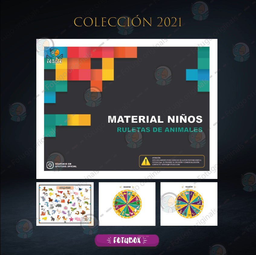 Ruletas de animales - PDF
