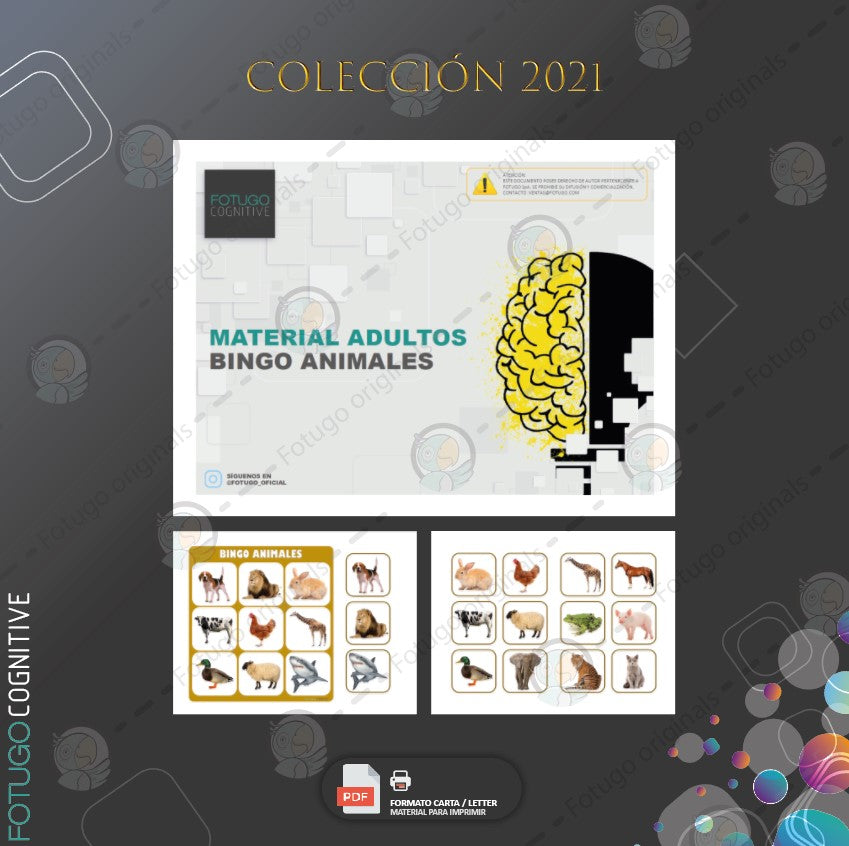 1721- Bingo animales - PDF