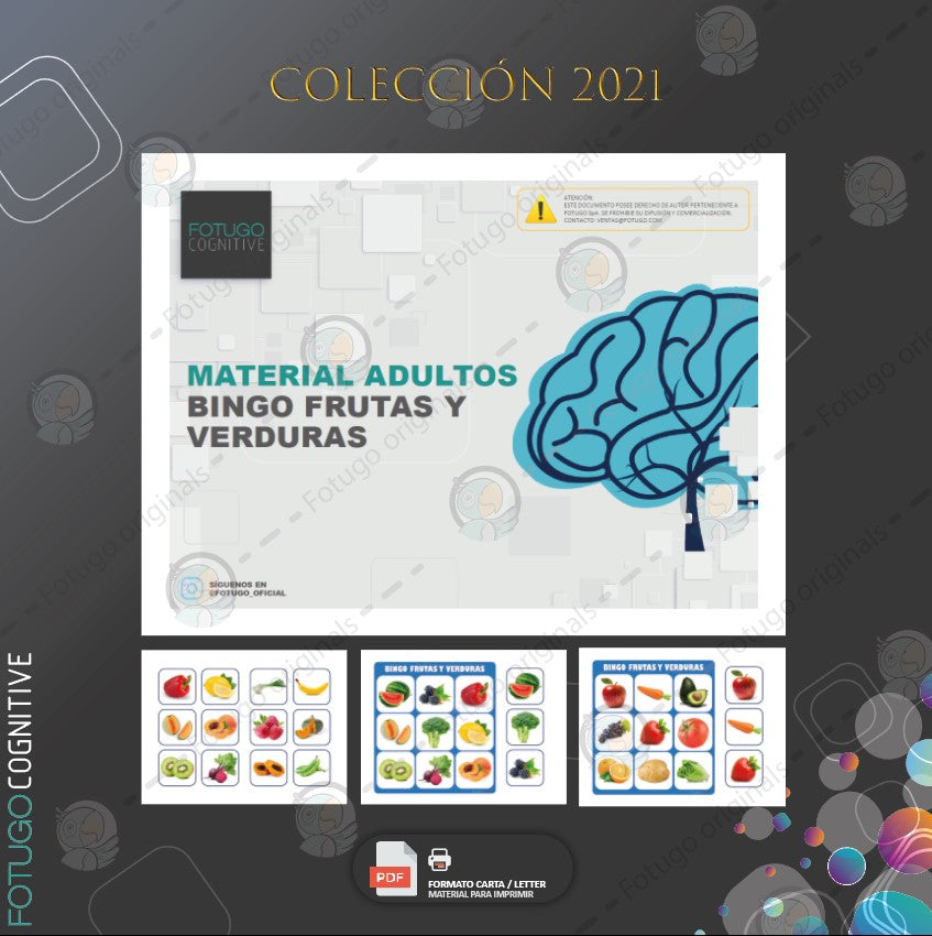 1821- Bingo de verduras - PDF