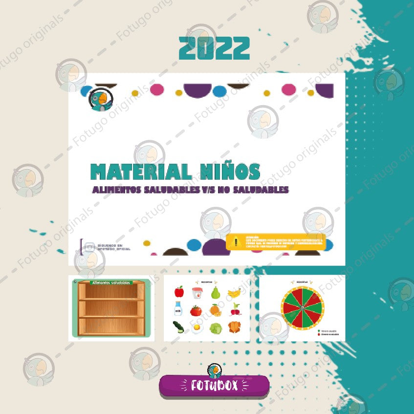 Alimentos saludables v/s no saludables - PDF