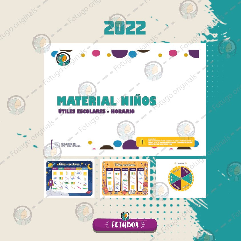 Útiles escolares - Horario - PDF