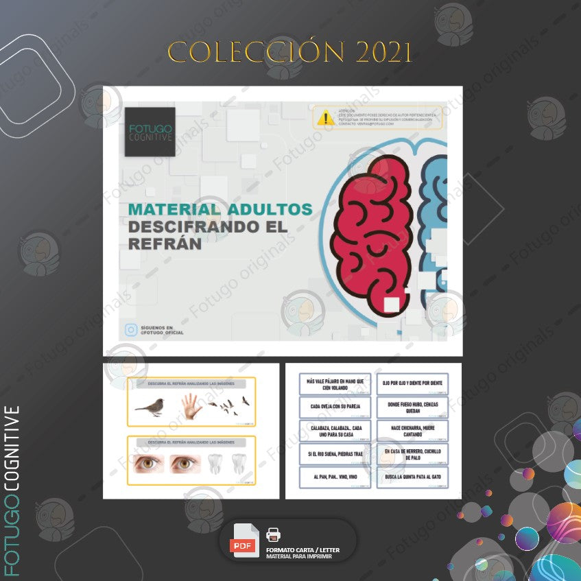2921- Descifrando el refrán - PDF