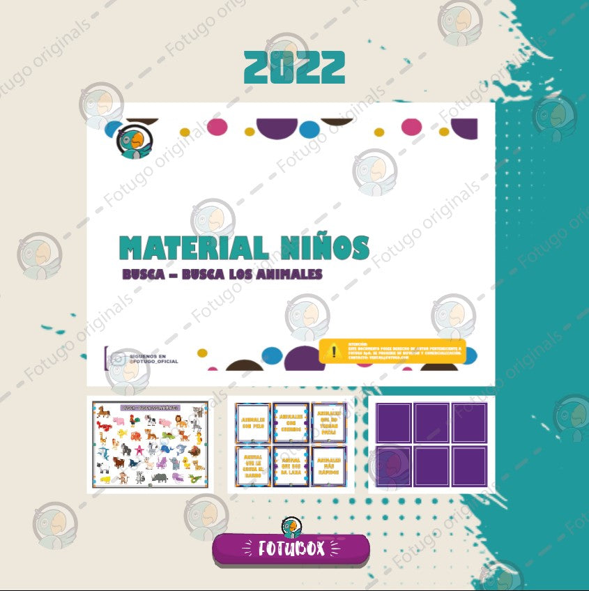 Busca - busca Los animales - PDF