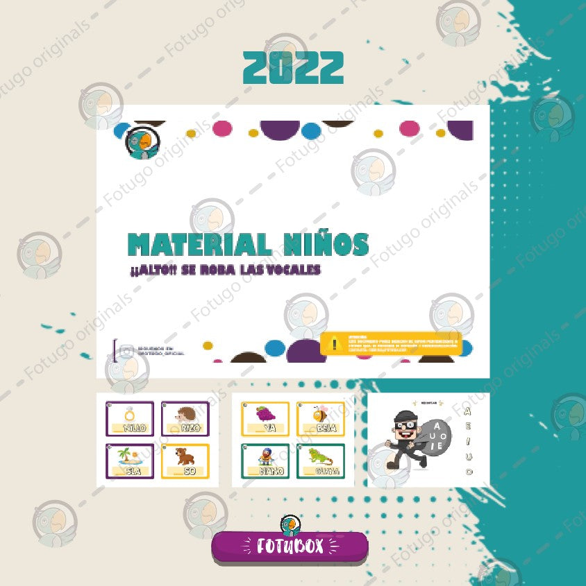 ¡¡ALTO!! SE ROBA LAS VOCALES - PDF