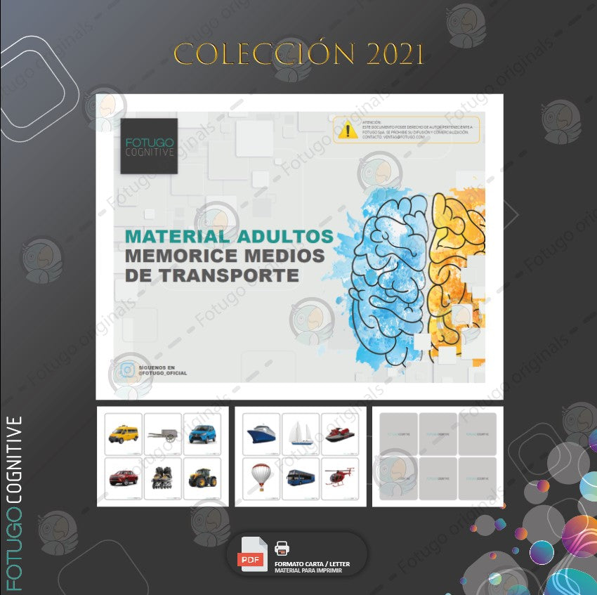3721- Memorice medios de transporte - PDF