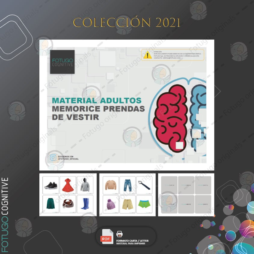 3921- Memorice prendas de vestir - PDF
