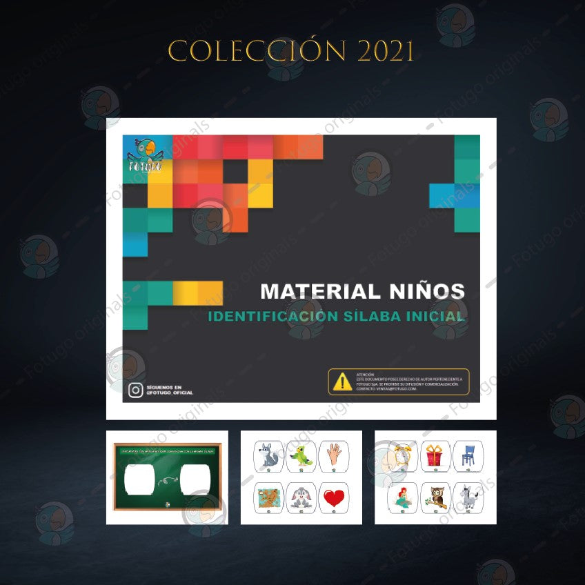 Tablero identificación sílaba inicial - PDF
