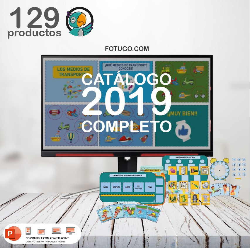 Catálogo 2019 completo 60% off aplicado.