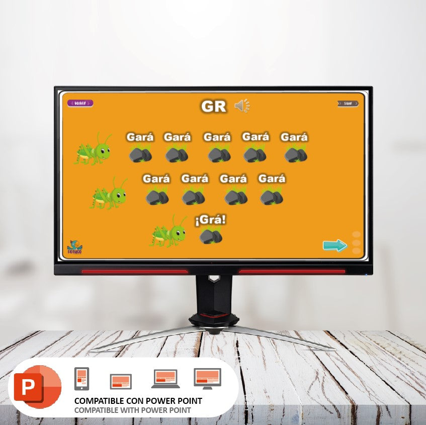 Dífonos consonánticos “GR” 77 - PPTX