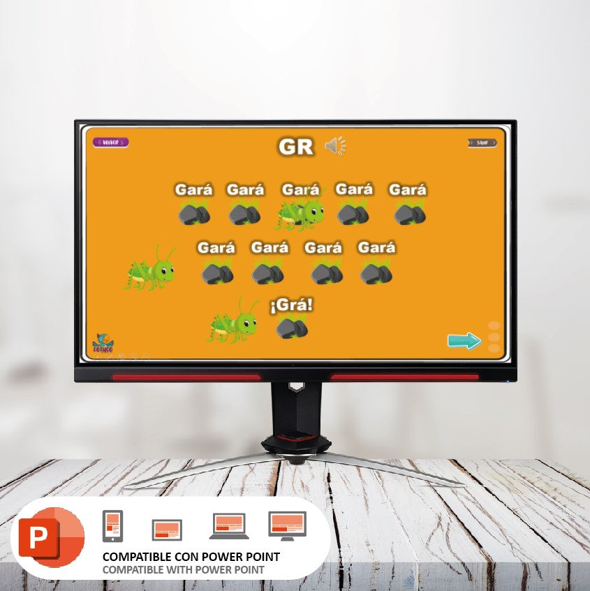 Dífonos consonánticos “GR” 77 - PPTX