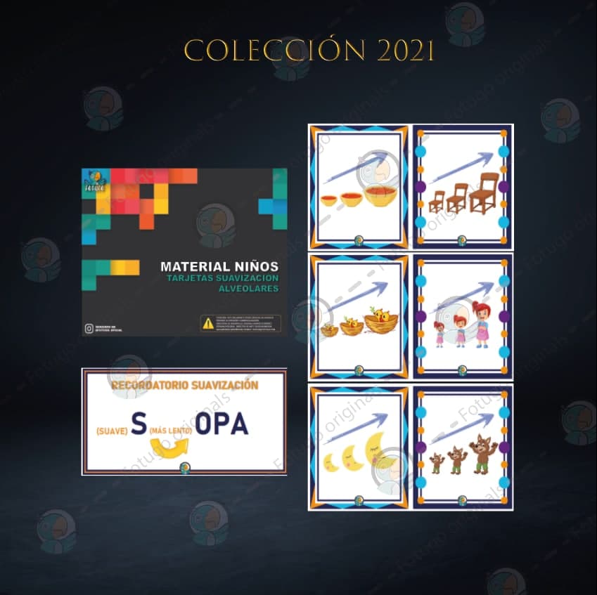 Tarjetas suavización del habla . Fonemas alveolares - PDF