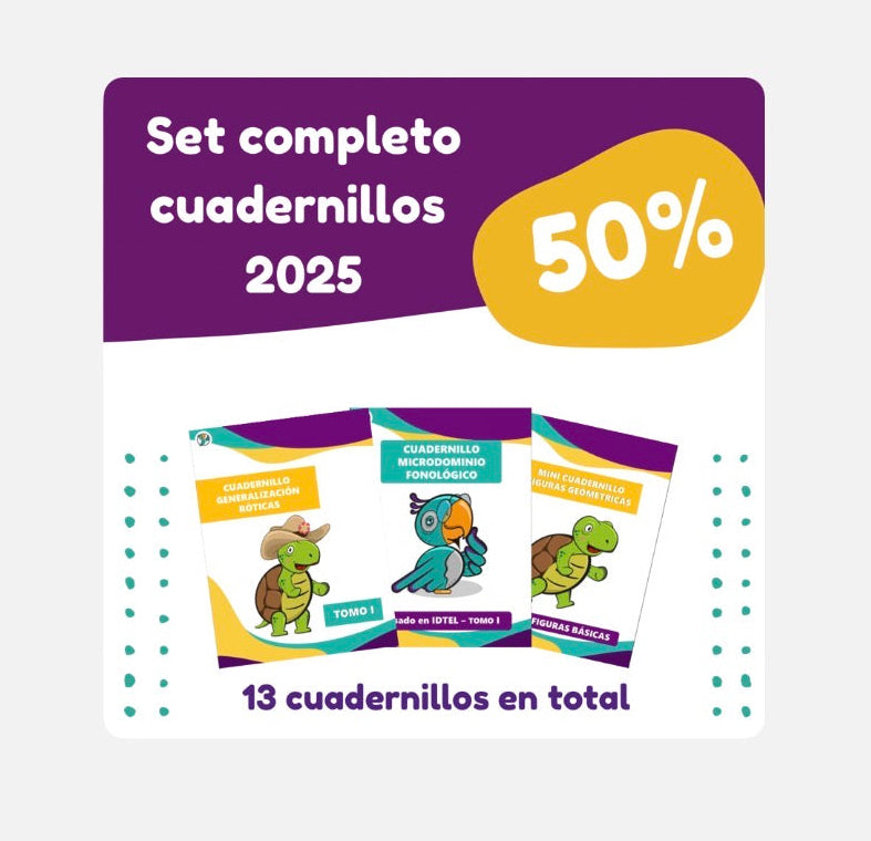 Set completo de cuadernillos 2025 (13 cuadernillos en total)