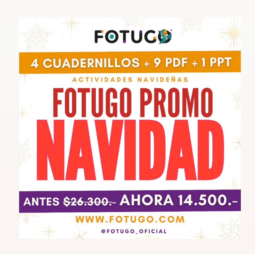 Pack navideño - 14 Productos - CUADERNILLOS / PDF / PPTX
