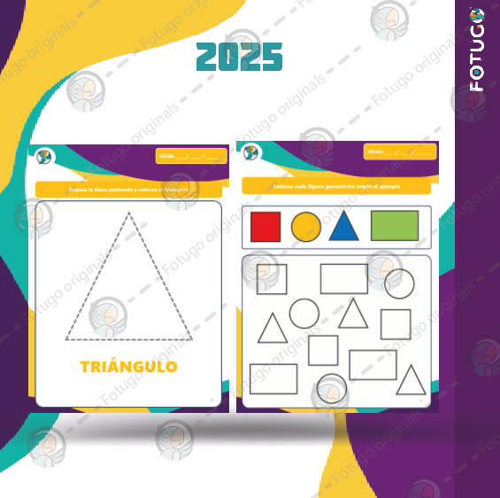 Mini cuadernillo figuras geométricas básicas - TOMO I - PDF