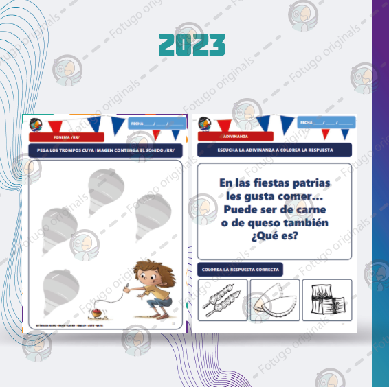 Cuadernillo fiestas patrias TOMO II - Variedad de actividades - PDF