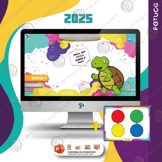 Atención a los colores - PPTX/PPSX + PDF
