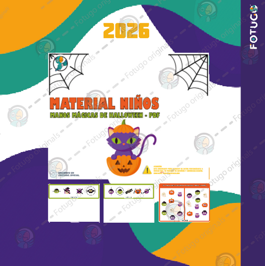 Manos mágicas de Halloween - PDF